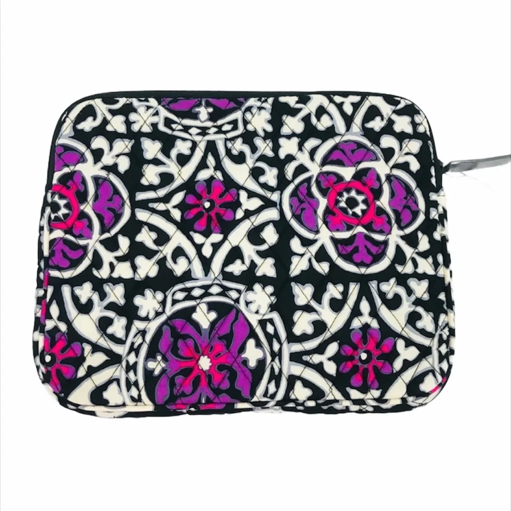 Vera Bradley Tablet Sleeve Scroll Medallion Purple